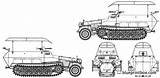 Sdkfz251 Ausfc Blueprintbox Ausfb sketch template