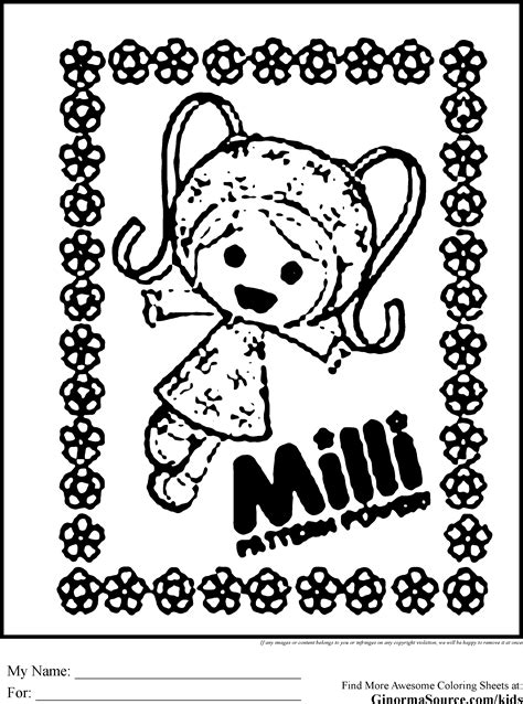 team umizoomi coloring pages milli coloring pages pinterest
