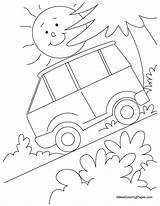 Coloring Slope Steep Drawing Transport Kids Dive Sport Pages Transportation Vector Getdrawings Visit Van Designlooter Bestcoloringpages sketch template