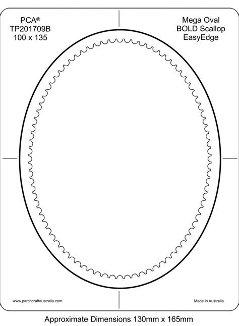 printable oval shape templates