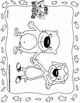 Otter Snoopy sketch template