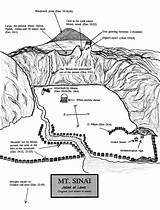 Sinai Mount Israel Commandments Mazes Mapping sketch template