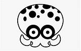 Splatoon Octopus sketch template