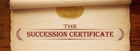 succession certificate legal heir certificate format