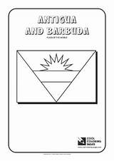 Barbuda Flags sketch template