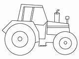 Tractor Coloring Pages Color Traktor Tracteur Coloriage sketch template