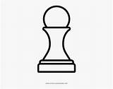 Ajedrez Peon Chess Pawn sketch template