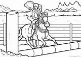Caballos Pferderennen Cavalos Corrida Drucken sketch template
