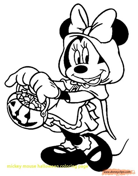 mickey mouse halloween coloring page  disney  pages disney