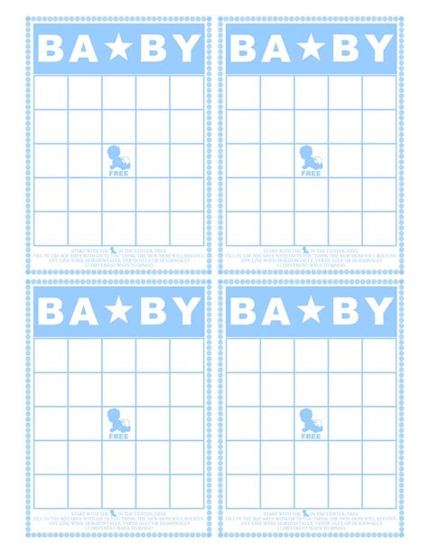 baby bingo printable  scrap shoppe