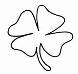 Shamrock Coloring Printable Pages Getdrawings Color sketch template