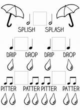 Rainy Music Songs Rhythm Worksheets Thunder Teaching Hear Kindergarten Song Activities Umbrella Piano Letsplaykidsmusic Play Kids Let Preschool Rain Sheet sketch template