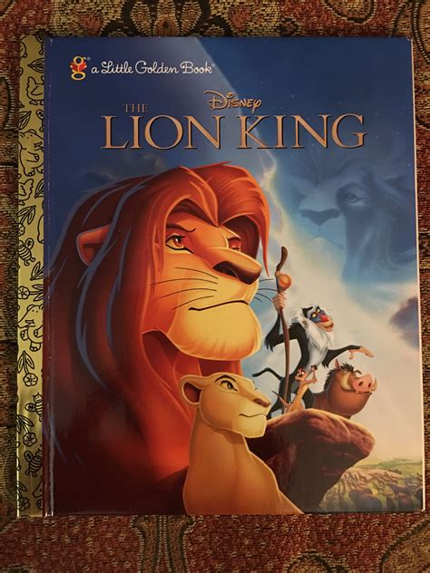 disney  lion king copyright  video library pnc  story  golden books book
