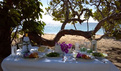 our private luncheon after our wedding on sun bay beach vieques pr
