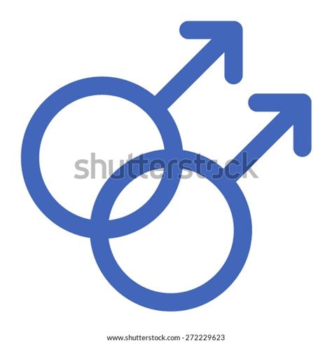 two male gender symbols gay couple stock vector royalty free 272229623