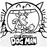 Dogman Petey Kleurplaat Lil Fleas Lords Achtergrond Karel Kat Kleurplaten sketch template