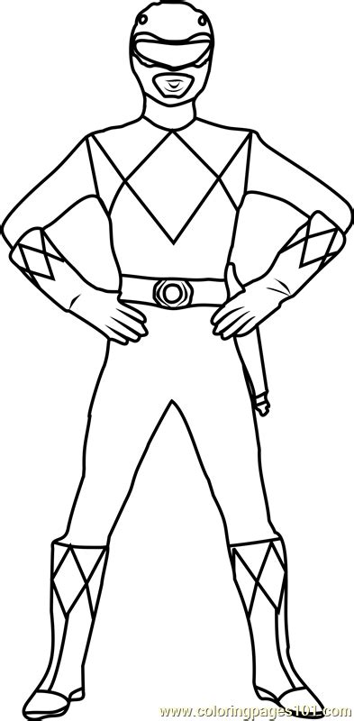 red ranger coloring page  power rangers coloring pages