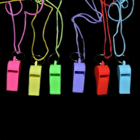 neon coloured whistle glowtopia