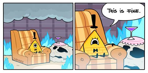 this is fine gravity falls know your meme