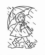 Rain Coloring Pages sketch template
