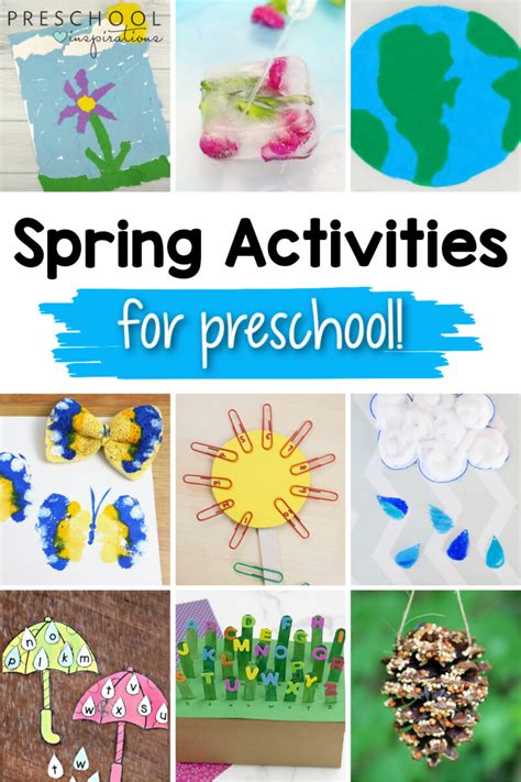 spring activities  preschool preschool inspirations