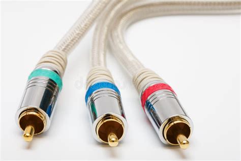 component video cable stock photo image  interconnect
