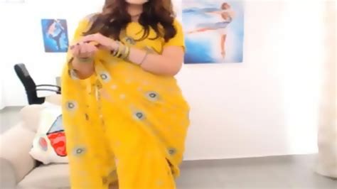 Littleteenbb Riley Yellow Saree Deprive To Brassiere And