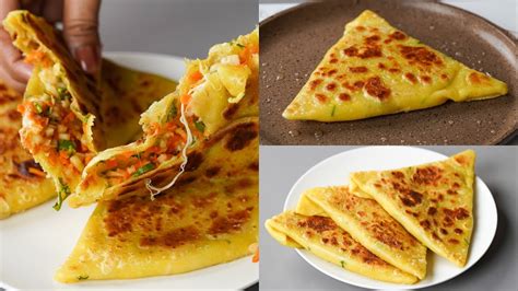 tri angle paratha recipe lunch box recipe vegetable stuffing