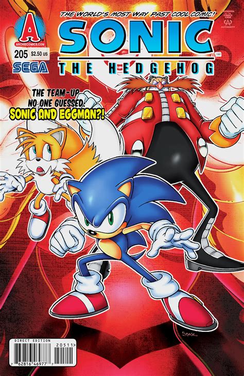 archie sonic the hedgehog issue 205 sonic news network