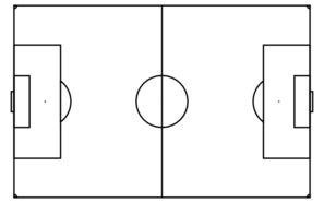 blank soccer field diagram clipart