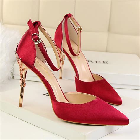 Fashion Elegant Lady Dress Shoes Women Pumps Heels Thin