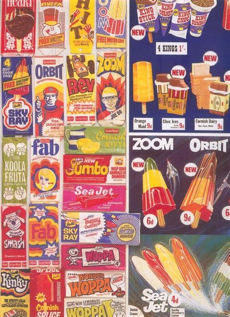 British Ice Lollies And Ice Creams 1960 1990