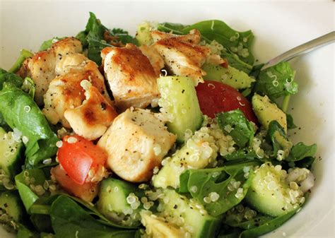 chicken quinoa salad  candida diet