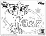 Printable Hissy Pals sketch template