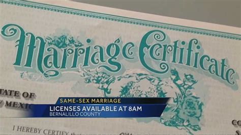 bernalillo county same sex marriage licenses available today