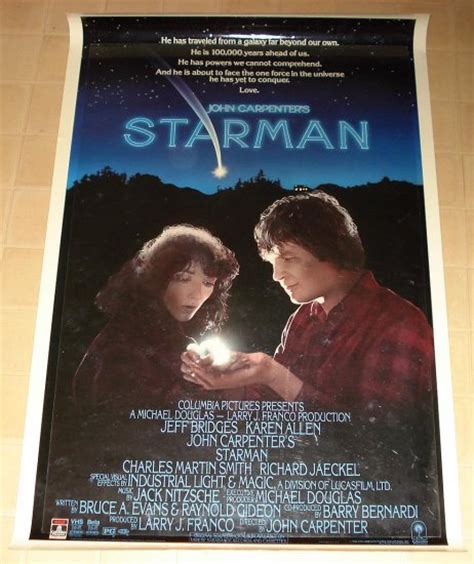 Starman Movie Poster 24x36 Rolled Jeff Bridges Karen Allen