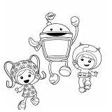 Coloring Umizoomi Team Milli sketch template