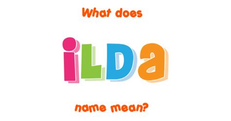 ilda  meaning  ilda