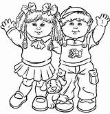 Pages Coloring Cabbage Patch Kids Getcolorings sketch template