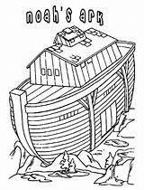 Noahs Ark sketch template