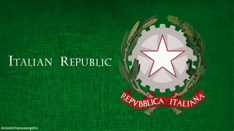 italian republic coat  arms  saracennegative  deviantart