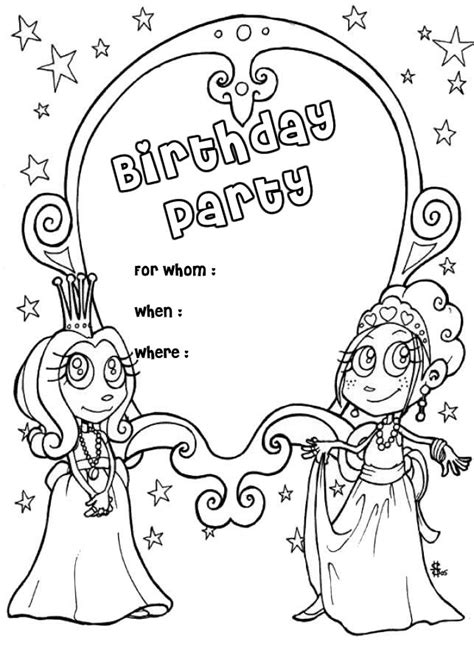coloring pages birthday cards az coloring pages