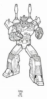 Transformers Rumble G1 Autobot Springer sketch template