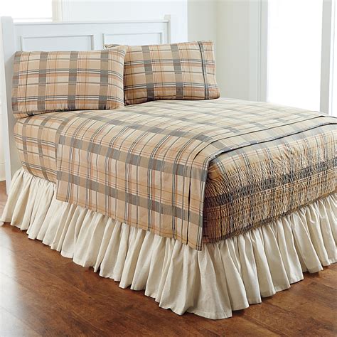 bed tite flannel sheet set  size bedding brylane home