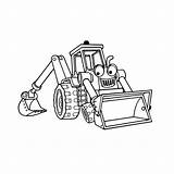 Tracteur Colorier Bulldozer Shovel Mecanic Kleurplaat Coloriages Greatestcoloringbook Imprimé Fois Deere sketch template