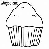 Magdalena Magdalenas Muffin Quequito Quequitos Pinto Cuina Nostre Sin sketch template