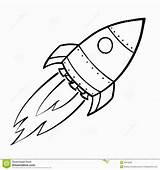 Rocket Ship Coloring Drawing Uteer Tattoo Pages sketch template