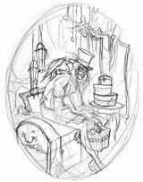 Ghost Hatbox Sketch Abigaillarson Deviantart sketch template