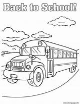 Coloring Bus School Back Pages Print Printable Kids Color Time Book Bestcoloringpagesforkids sketch template
