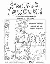 Mores Smores Indoors sketch template